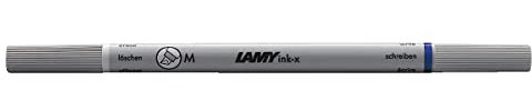 LAMY ink-x Tintenlöscher – Tintenlöscher in der Farbe Grau aus Kunststoff mit Löschspitze und Korrekturspitze – Spitze M