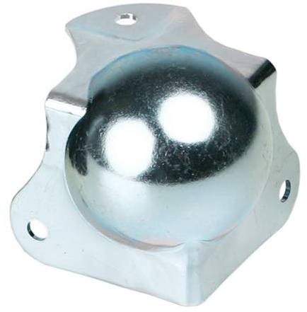 Adam Hall 41262 - Kugelecke mittel mit integrierter L-Ecke 42, 5 mm gekröpft 30 mm