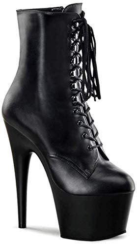 Pleaser ADORE-1020 Blk Faux Leather/Blk Matte UK 2 (EU 35)