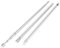 sourcingmap 4 Section Telescopic Antenna, 43.5cm Length Universal Aerial Telescopic Antenna for VCD RC TV Remote Controller, Stainless Steel Tie Rod Antenna for Replacement, 3 Pcs