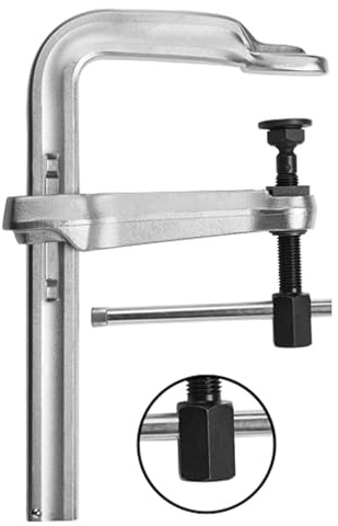 BESSEY Hochleistungszwinge STBS30 | 300 mm Spannweite | 3500 kg Spannkraft | Robuste Hochleistungszwinge mit hoher Spannkraft für kraftvolles, präzises und sicheres Fixieren von Werkstücken