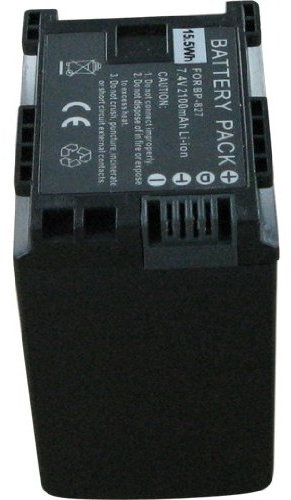 AboutBatteries Akku für Canon VIXIA FS10, Hohe Leistung, 7.4V, 2400mAh, Li-Ionen