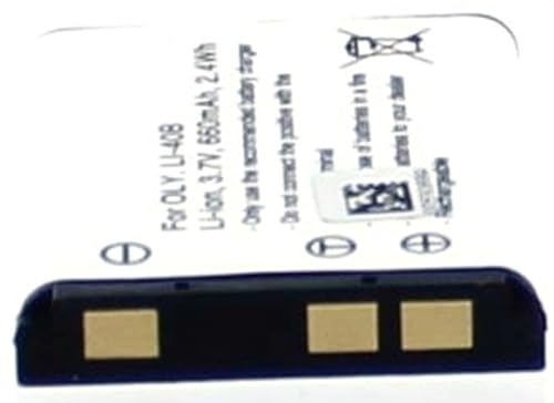 AGI 85940 Li-Ion 660 mAh 3,7 V Akku wiederaufladbar – Akkus (660 mAh,-Ionen (LiIon), 3,7 V, schwarz)