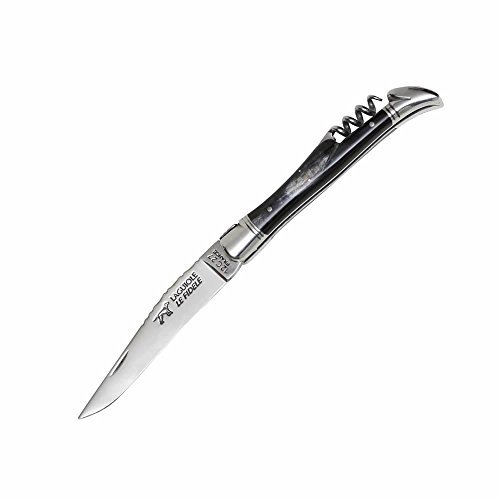 Le Fidele Messer Laguiole Büffelhorn Kl 90 mm Korkenz., 72364
