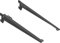 Element System 18133-00055 Winkelträger Regalträger 1-reihig / 2 Stück / 5 Abmessungen / 3 Farben/L = 33 cm/schwarz/für Holzböden/Wandschiene