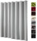 heimtexland ® XXL Ösenschal Verdunkelung HxB 245x275 cm Thermovorhang Verdunkelungsgardine Extra Breit Silber Grau Typ139