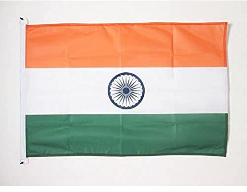 AZ FLAG - Flagge Indien - 90x60 cm - Indische Fahne 60 x 90 Cm Aussenverwendung - Flaggen