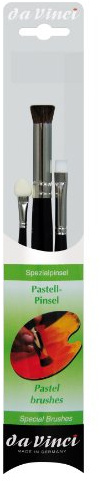 da Vinci Graphic Design Series 4232 Pastel Blending Brush Set, 3-Brush (132, 1005, 1015)