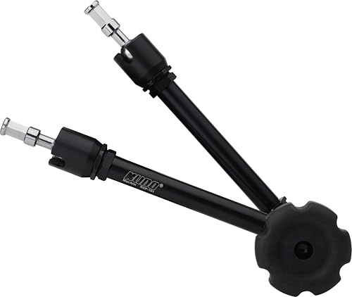 Kupo Max Arm with Hand Wheel for Camera and Lighting Accessories Dual 5/8 Studs 360° Articulation Supports 8.8lbs for Studio and Location Work (KG100911)