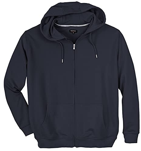 Redfield XXL Sweatjacke Herren dunkelblau, Größe:5XL