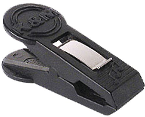 K & M 16060 Notenklammern, 4-teilig, schwarz