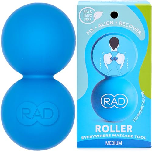 RAD Roller - Standard ✓ Premium Faszienball ✓ Hochwertigem Öko-Freundlichem Silikon mit Hohe Dichte ✓ Selbstmassage, Beweglichkeit und Erholung ✓ Frei von BPA, Latex und Plastik