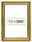 Gold 8 x 6 Ready to hang or stand Ornate Shabby Chic Picture/Photo/Poster frame with MDF backing board and High Clarity Styrene Shatterproof Perspex Sheet - FBA - oscp-2-gld-8-6