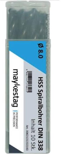 Alpen 60100225100 Foret hélicoïdal HSS DIN 338 RN, Gris, 2,25 mm