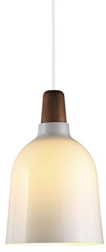 Nordlux – Lámpara de techo, cristal, madera de nogal, diámetro 14 x 21,5 x 300 cm, eficiencia energética A + + – D, E14, color blanco 78333012