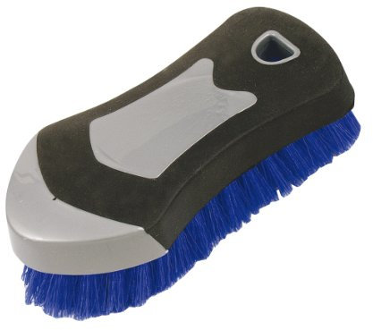 APA 16001 Innenraum-Bürste Silver-INTERIO, mit gummiertem Griff