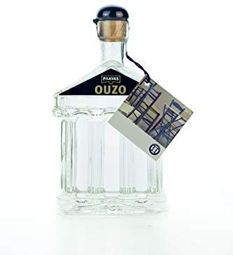Ouzo Pilavas Nektar 40% 200ml Flasche Geschenk Flasche AKROPOLIS Traditions Anis Likör Schnaps aus Griechenland