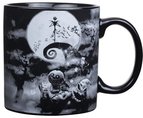 Disney Silver Buffalo NB3334 Nightmare Before Christmas Boogeyman Ceramic Mug, 20-Ounces