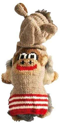 Chilly Dog Hundepullover mit Affenmotiv, Größe L
