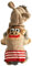 Chilly Dog Hundepullover mit Affen-Motiv, Größe L