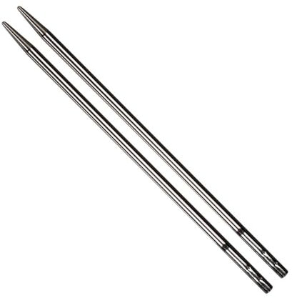 addi Click Spitzen Basic 10, 00mm Stricknadelspitzen, Metall, Silber, 18.8 x 12.3 x 0.5 cm