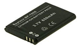 2-Power 600mAh Li-Ion (3,7V) Kamera Ersetzt Akku für BP-760S