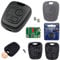 Peugeot Key Remote Control 2 Buttons Housing Set 106 206 207 306 307 806 Car Key Battery Micro Button