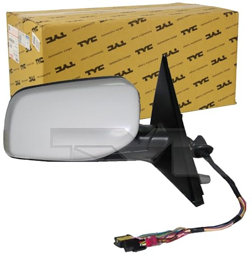 TYC 303-0094 Außenspiegel Seitenspiegel Links Elektrisch Beheizbar Anklappbar 12-Polig Kompatibel mit BMW 5 Limousine E60 51167128635 51167189521 51167065081