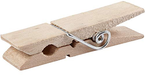 Mini Peg, L: 7,2 cm, B: 2 cm, Kiefer, 10 Stück
