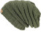 GURU SHOP Baumwoll Beanie, Handgestrickte Dread Head Mütze, Nepalmütze - Olive, Herren/Damen, Baumwolle