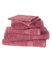 De Witte Lietaer 199814 Set de 2 Gants + 2 Serviettes 50 x 100 cm + 2 Draps de Douche 70 x 140 cm Coton Fuchsia