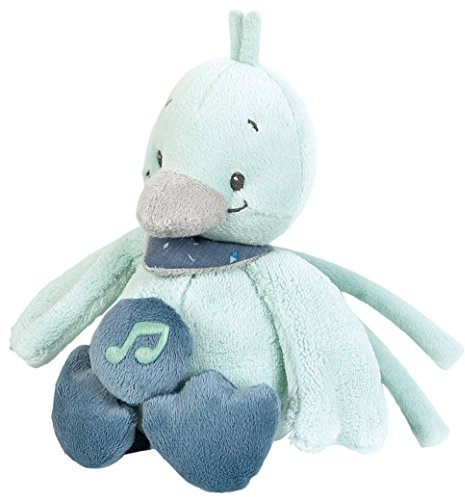 Nattou Mini Spieluhr, Jungen, 20 cm, grün - Nestor die Ente