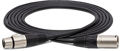 Hosa DMX-550 5-Pin, 2-Conductor XLR5M to XLR5F DMX512 Cable, 50 feet