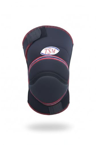 TSM Kniebandage mit Polster Pro lang mit Kevlarbeschichtung, L, 3553
