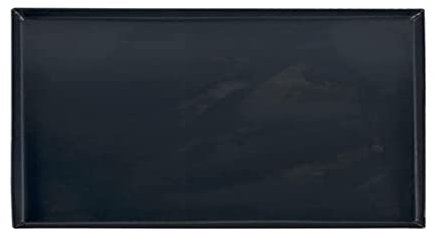 Hornear cacerolas Agnelli Rectangular Sheet Metal Azul, Espesor 0,8 cm, Negro, 50x35x3 cm