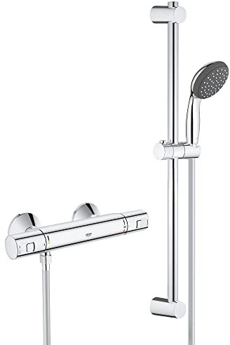 Grohe Mitigeur Thermostatique Douche Precision Start1 avec Ensemble de Douche 34597000 (Import Allemagne)