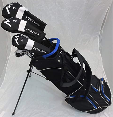 Tall Mens Golf Set Clubs - for Men 6'0- 6 6 Complete Driver, Fairway Wood, Hybrid, Irons, Putter, Stand Bag