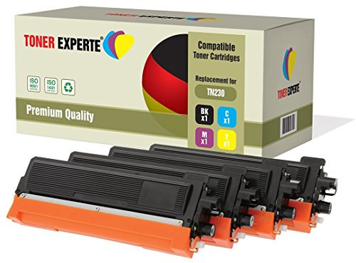 TONER EXPERTE 4er Set Premium Toner kompatibel zu TN230 für Brother DCP-9010CN, HL-3040CN, HL-3045CN, HL-3070CN, HL-3070CW, HL-3075CW, MFC-9120CN, MFC-9125CN, MFC-9320CW, MFC-9325CW