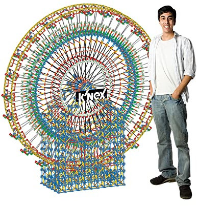 K'NEX 89790 6 Foot Ferris Wheel Building Set, Colourful Construction Set for Teens and Adults, 550 Piece Building Set for Adults Aged 16 Years and Older
