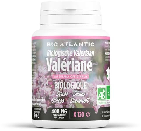 Valériane Bio extrait - Valeriana officinalis - 400 mg - 120 comprimés
