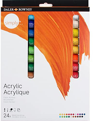 Daler Rowney Simply Color Acrílico Set 24x12 ml