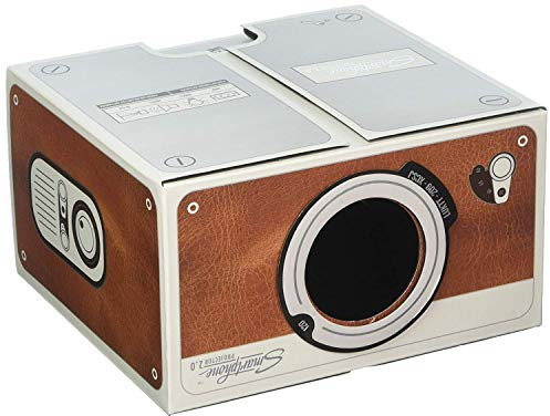 Luckies - Smartphone Projector Portable Projector For Home Cinema Mobile Phone Accessories Mini Projection & Pocket Projection Home Gadgets For Men Phone Brown