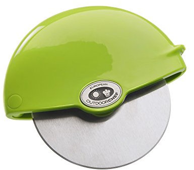 OUTDOORCHEF Grillzubehör, Pizzaschneider, grün, 12,6x13,8x3,2 cm, 14.491.29