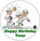 7.5 Bowling Personalised PREMIUM RICE PAPER Edible Cake Topper