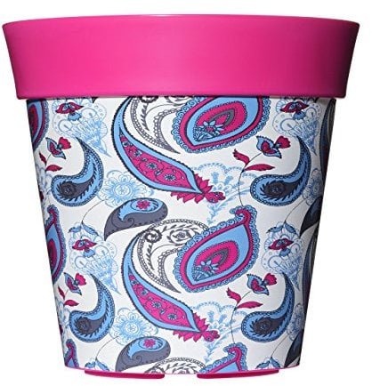 Pink/Blue Plant Pot, Indoor/Outdoor Planter