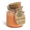 Bamboo 1x 100% Sojawachs Kerze im Glas mit Korkdeckel - Vegan / 100% Natürlich (Orange)