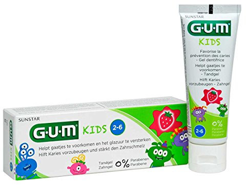 GUM Kinder Zahngel, 50 ml Doppelpack (2x 50ml) für die perfekte Kinderzahnpflege