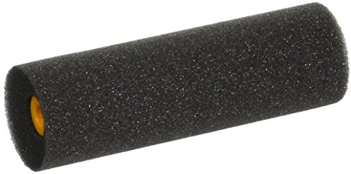 Whizz 29193 25002 Premium Schaumstoff konkav Roller (10 Stück), 10,2 cm schwarz