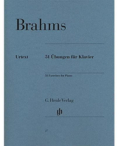 51 Übungen für Klavier: Instrumentation: Piano solo (G. Henle Urtext-Ausgabe)