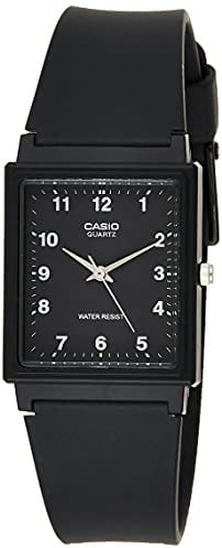 Casio MQ27-1B Men's Watch, Black, The Style of The MQ27-1B Men's Watch Can be Called Minimalist Due to its Simple Design and Rectangular Shape